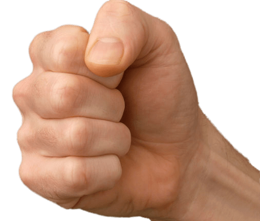 Clenched Fist Male Hand