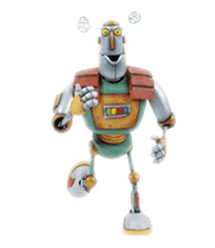 Little Robots Sporty Running