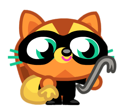 Raffles the Sneaky TeaLeaf Holding A Crowbar