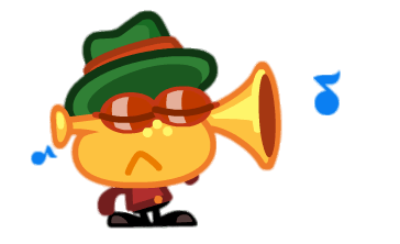 Toots the Boogie Woogie Bugle Eyes Closed