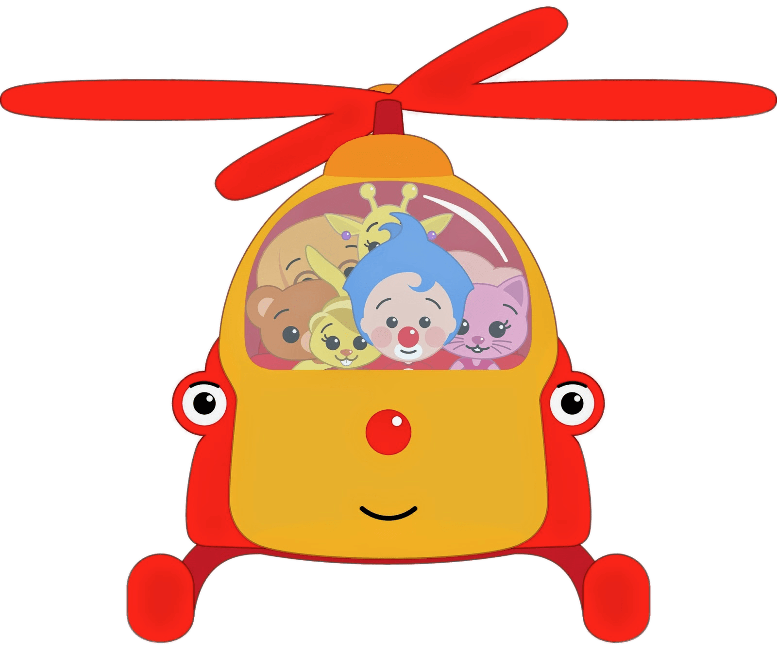 Plim Plim and His Friends In A Helicopter
