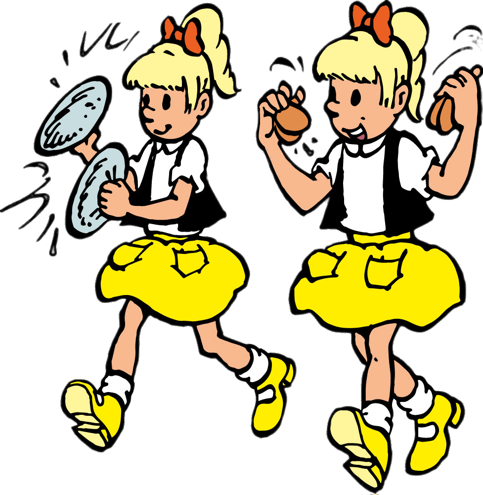 Annemieke and Rozemieke Making Music