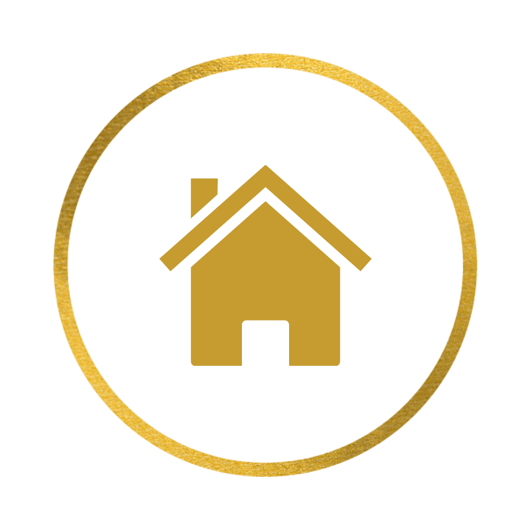 instagram icon gold home