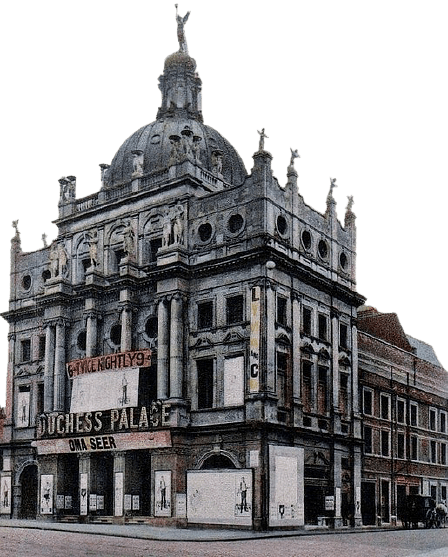 Balham Duchess Theatre, destroyed after being hit by a German bomb during WWII