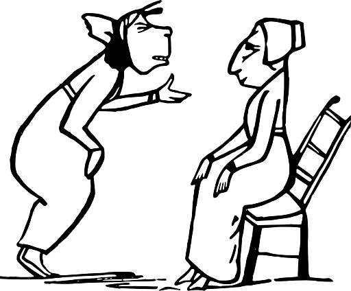 Edward Lear Drawing Two Women