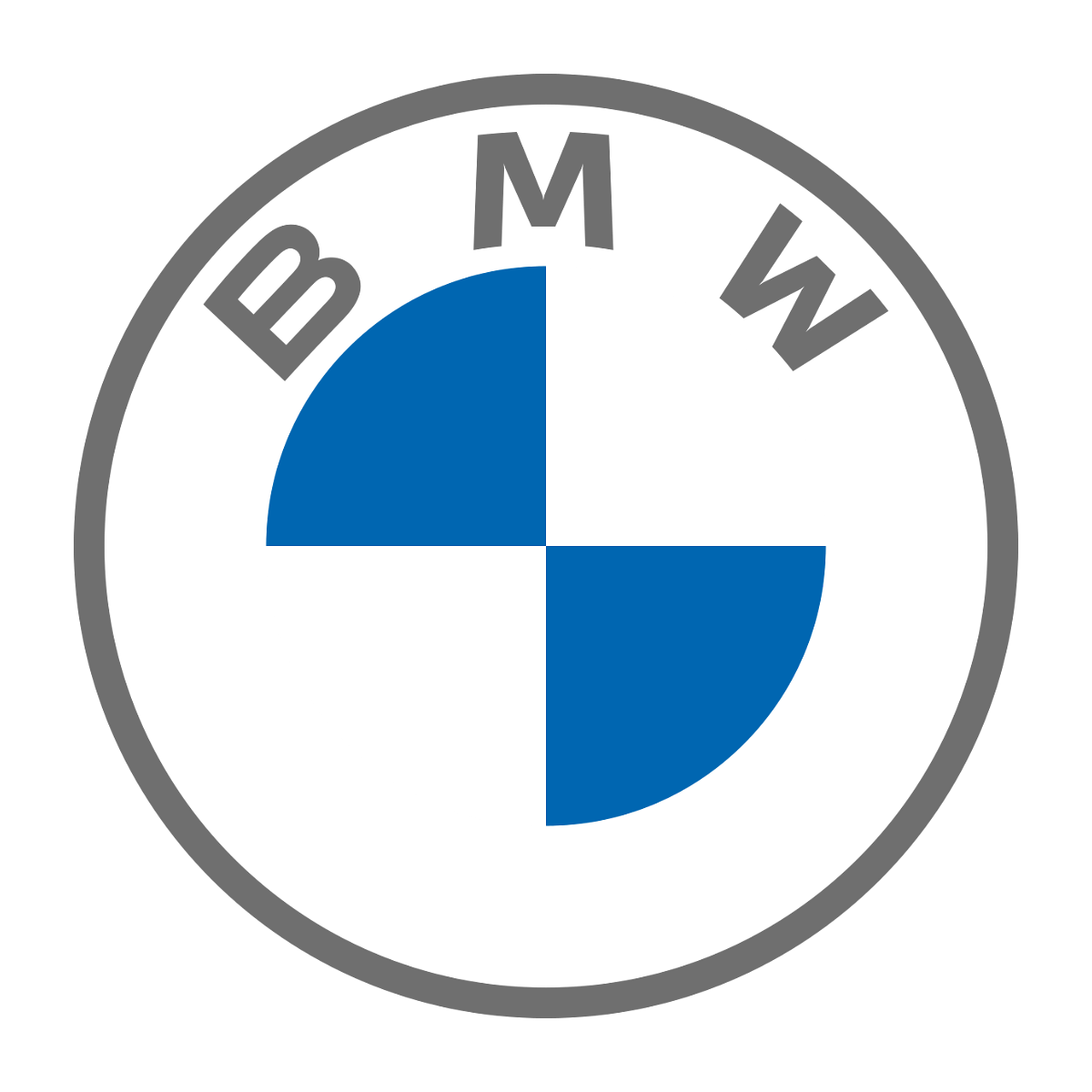 BMW new logo grey