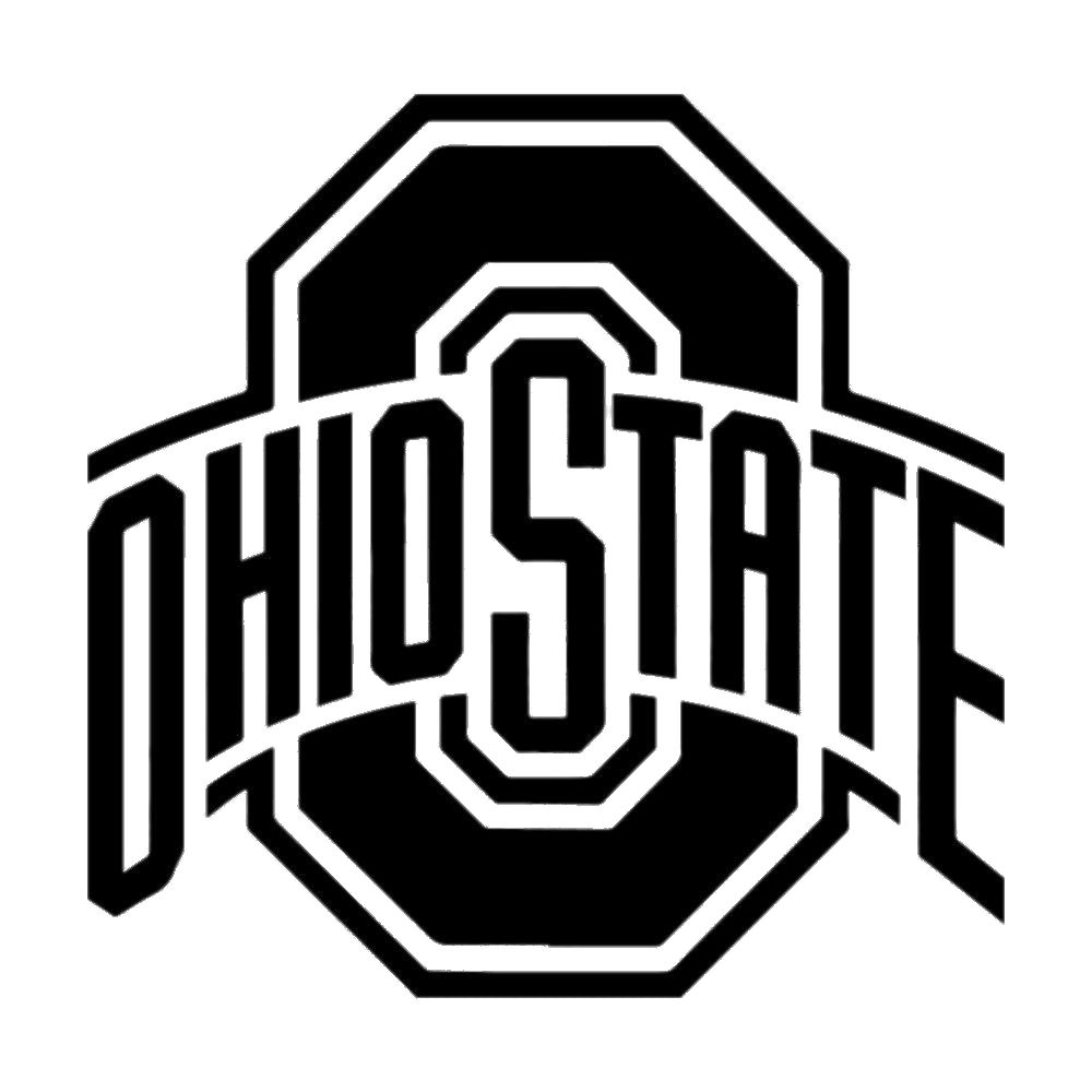 Ohio State Buckeyes Logo Black and White