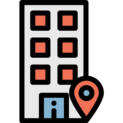Office Building Location Icon
