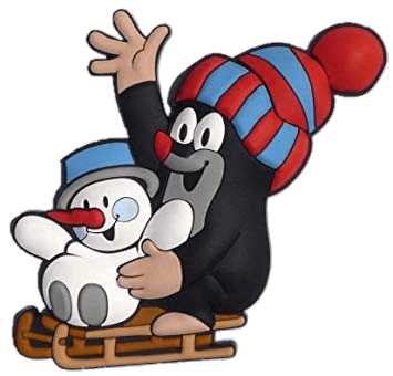 Little Mole on A Sleigh