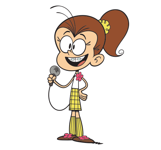 Luan Loud With Microphone