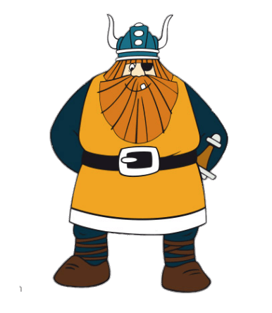 Halvar the Viking Hands Behind Back