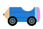 Blue Pencil Kart