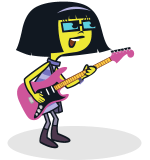 Cha-Ching Character Prudence With Guitar