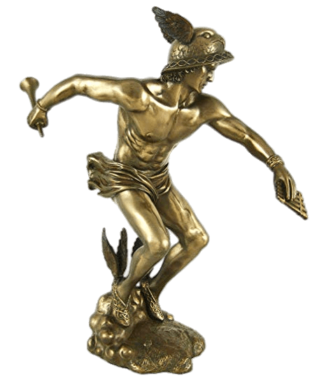 Hermes Bronze Statuette