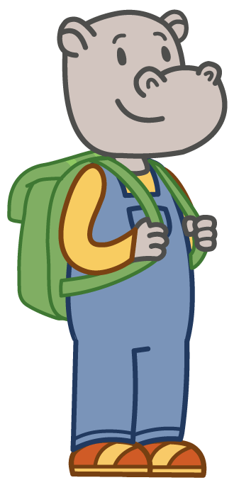 Misha Character Hilary the Hippo