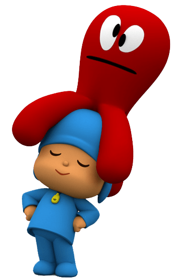 Fred on Pocoyo's Head
