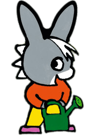 Trotro Watering the Plants