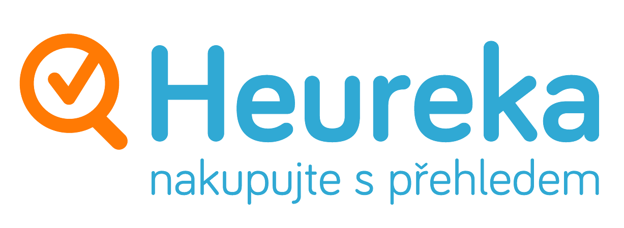 Heureka logo and slogan