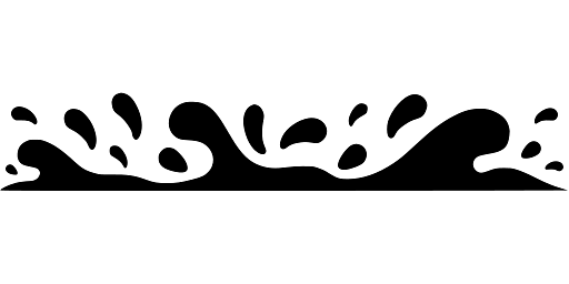 Drawing of Little Splashing Waves