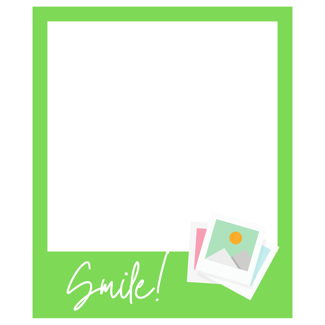 Green Polaroid Template