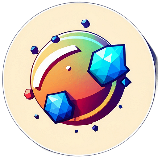 Games - Sports, Minimalist App Icon - Circle Icon Bevel Border