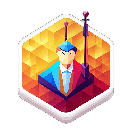 Low poly erhu app icon