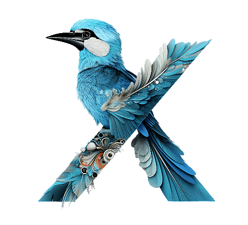 Bird X Twitter Logo Concept