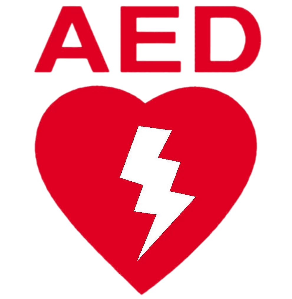 AED Full Red Sign