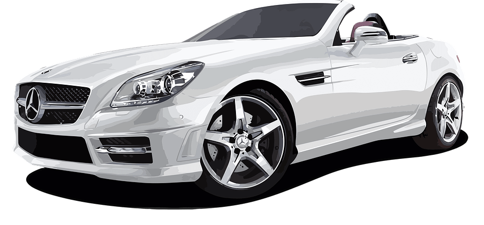 Mercedes Convertible Clipart