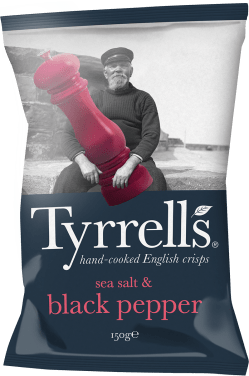 Tyrrells Sea Salt and Black Pepper