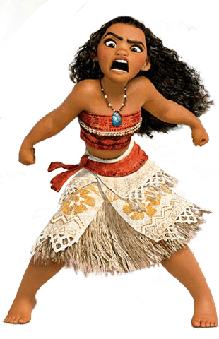 Moana Shouting