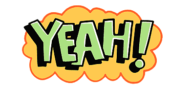 Yeah! Speech Bubble
