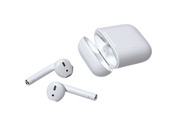 Apple AirPods Next to Case