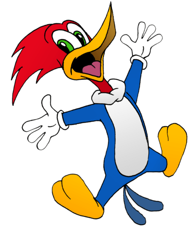 Woody Woodpecker Jumping