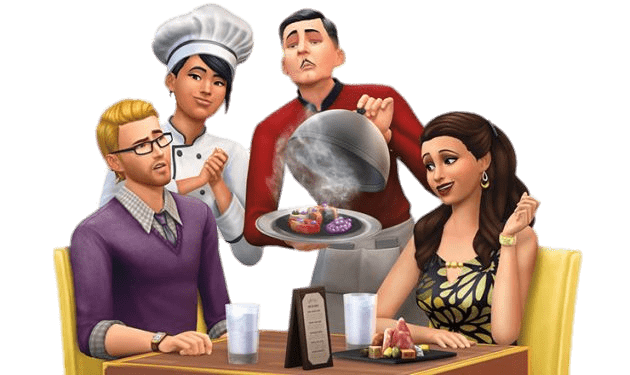 The Sims At the Restaurant