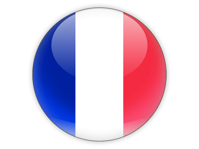 Round France Flag