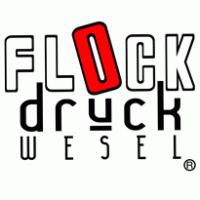 Flockdruck-Wesel