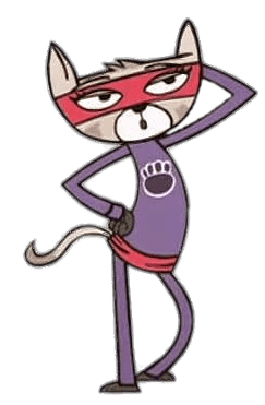 Pet Squad character Sheeba the Cat Posing