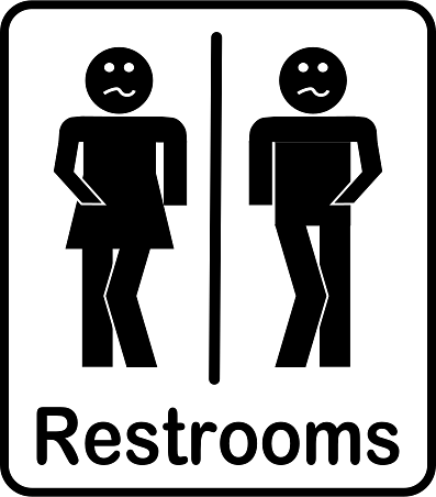 Male and Female Restrooms