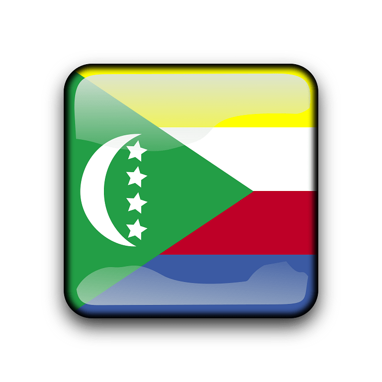 Comoros Island Flag Icon