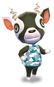 Animal Crossing character Zell