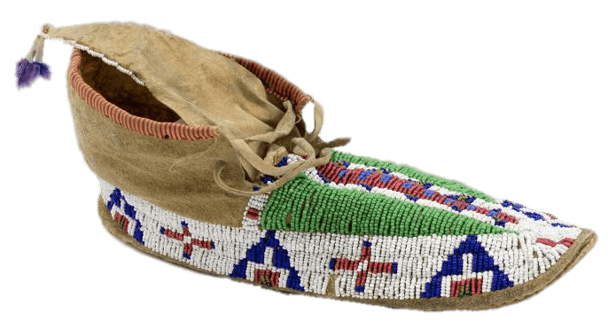 Mocassin With Small Beads