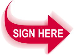 Sign Here Flying Arrow