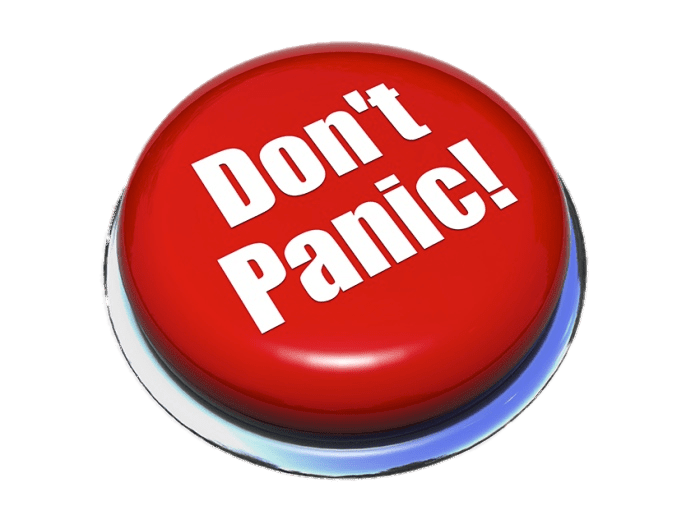 Don't Panic Red Button