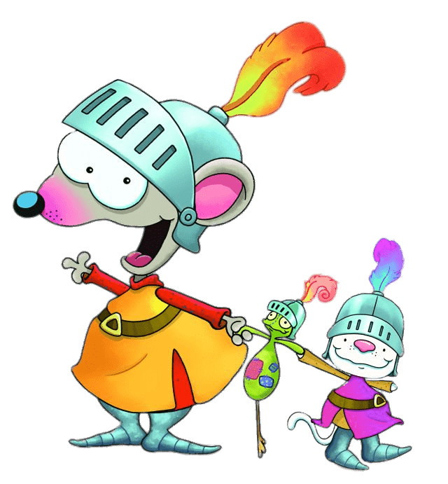 Toopy & Binoo Dressed As Knights