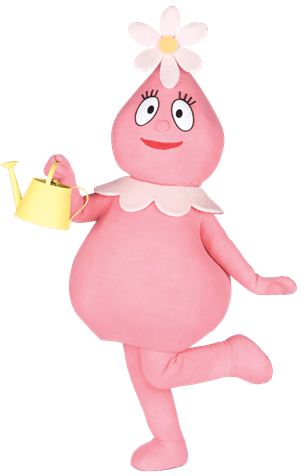 Yo Gabba Gabba Foofa Holding Watering Can