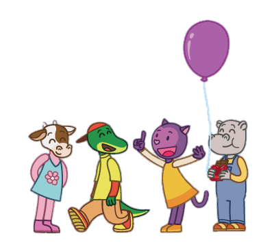 Misha the Purple Cat and Friends