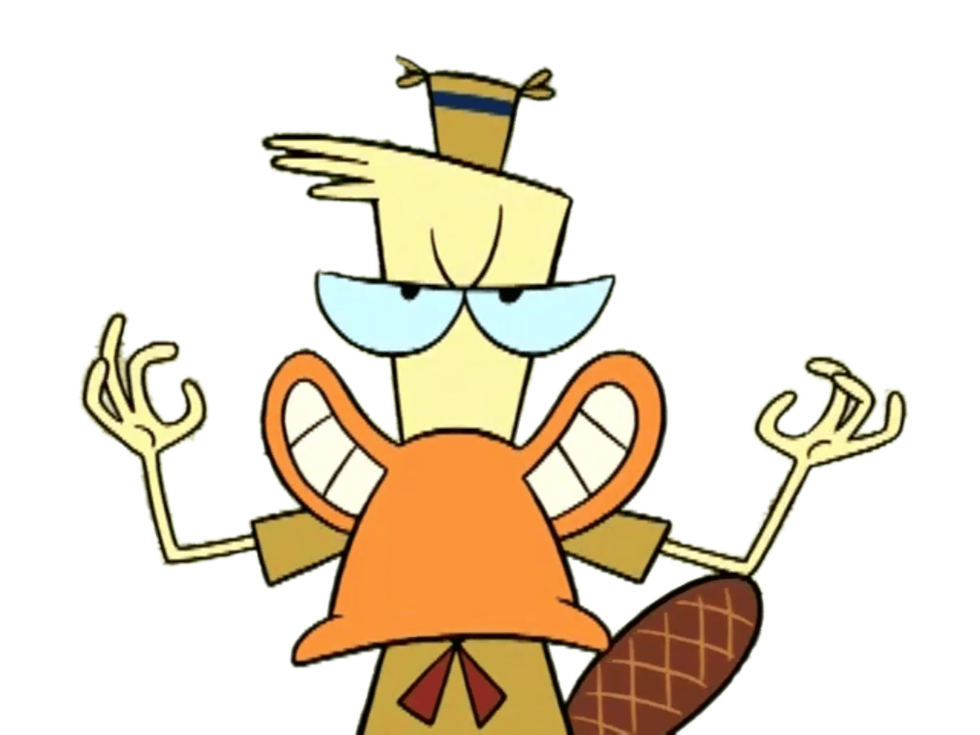 Camp Lazlo Character Edward the Platypus Angry