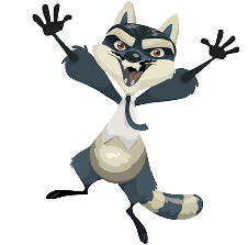 Farm Heroes Saga Rancid the Raccoon Paws Up