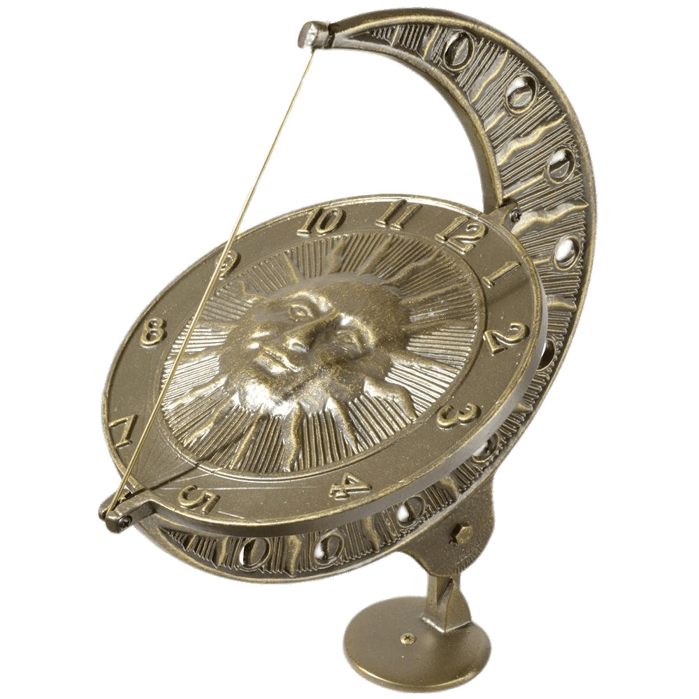 French Moon and Sun Dial